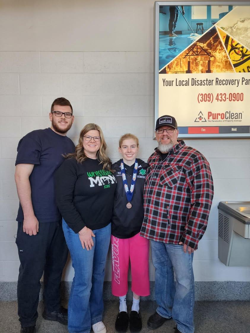 First year of state and made history for Geneseo Girls Wrestling. I was the first girl to win a match at state and the first girl to place at state! I'm so thankful for my coaches and parents who believed in me. I got 4th place, but I'll be back next year stronger than ever!