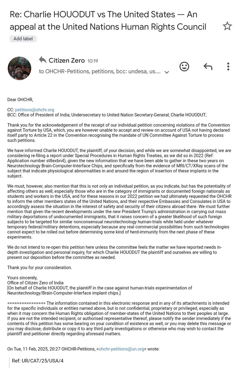 Citizen0Earth's tweet photo. @UN_HRC @POTUS @VP @StateDept @DeptofDefense @USAmbIndia @rashtrapatibhvn @IndianEmbassyUS @UNHumanRights #CharlieHOUODUT post on #BlueSkySocial
Appeal to @UN #ConventionAgainstTorture
#SOS #BRiCS #Japan
Ref: https://t.co/WFDblpdSER https://t.co/J2nLtcAmfR