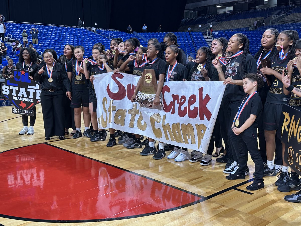 Summer Creek battles back to win their first Girl’s State Championship in Basketball tonight in a an absolute thriller!!  Wow! Best is the Standard!  ⁦<a href="/HumbleISD/">Humble ISD</a>⁩ ⁦<a href="/HumbleISD_SCHS/">Summer Creek High</a>⁩ ⁦<a href="/HumbleISD_Ath/">Humble ISD Athletics</a>⁩