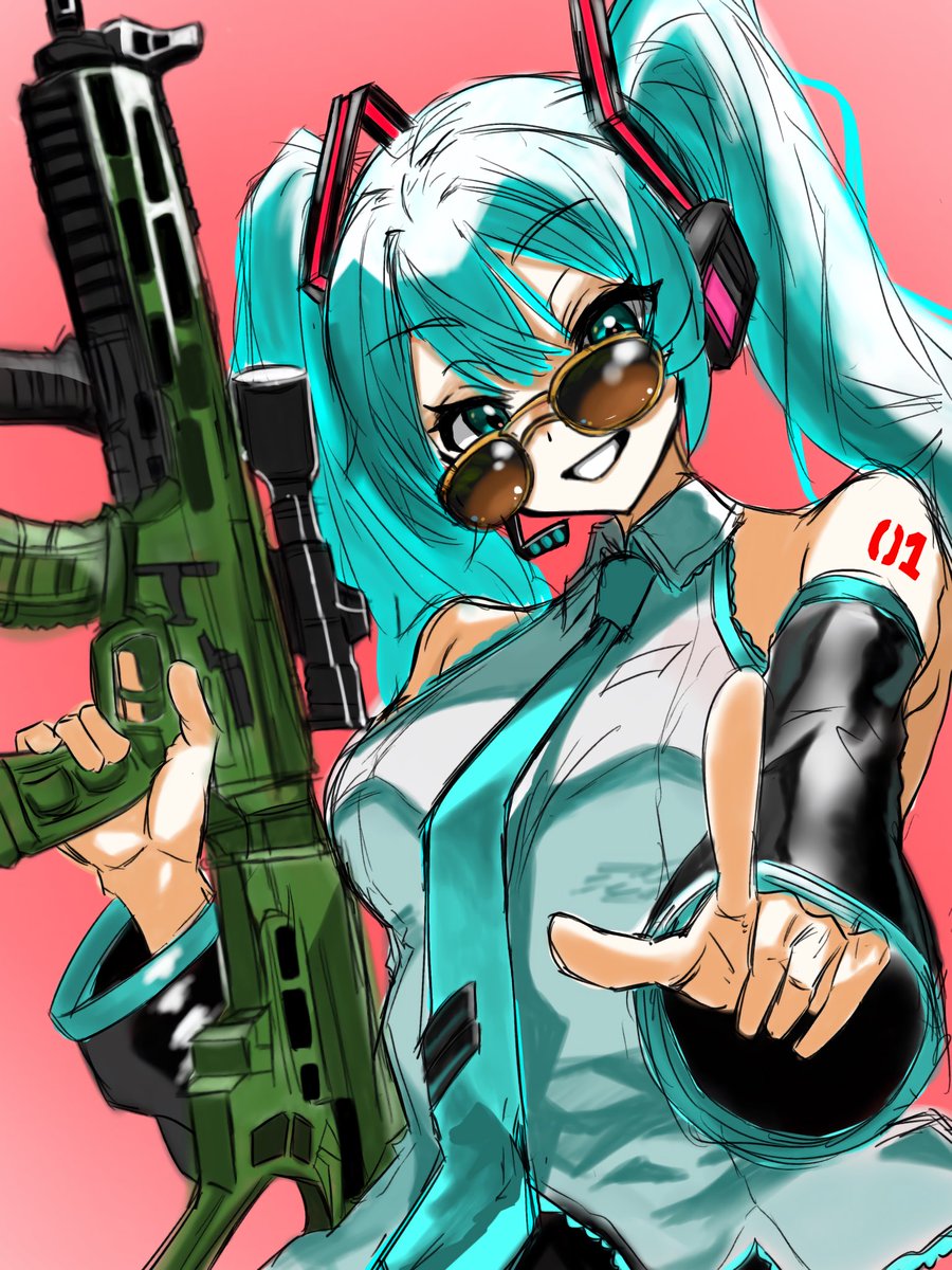 #初音ミク　#イラスト