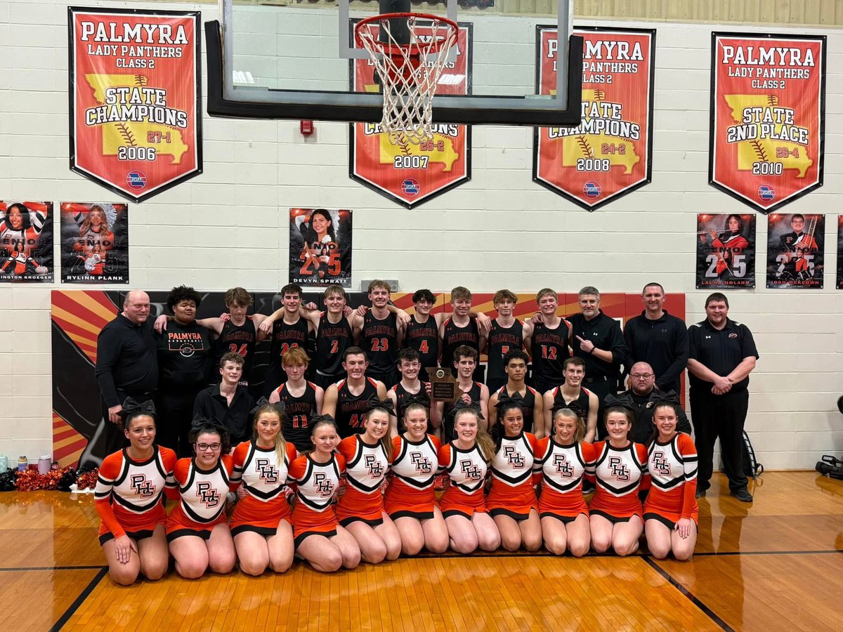 2024-25 PANTHERBALLERS…
MSHSAA Class 3 District 6
CHAMPIONS! 24-5 on the season…
Thank you Players, Cheerleaders, Student Section, Fans &amp; Community!