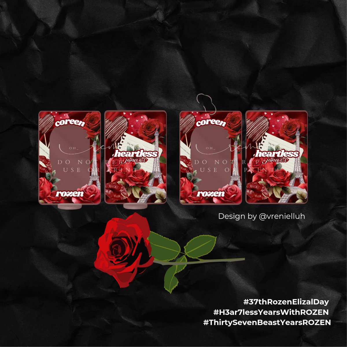 oh_rcm's tweet image. Rozen&apos;s Birthday GA 🌹

2 winners of either acrylic toploader keychain or standee

• like &amp;amp; repost 
• must be a jsl &amp;amp; cozen stan
• use the twibbon: twibbo.nz/37throzeneliza…
• drop the hashtags
• fill-out: forms.gle/17hvCBHjzuNb2R…
• ends later at 11:59 PM
• draw via won: tba
