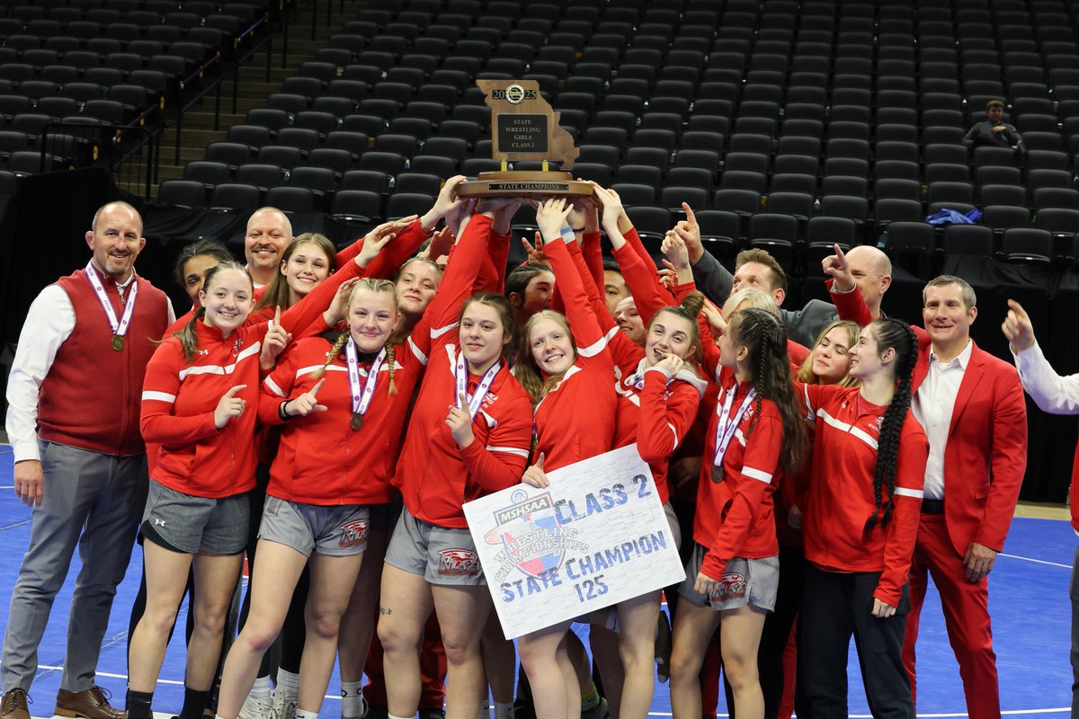 nixaathletics's tweet image. 🏆 @NixaWrestling YOUR @MSHSAAOrg 2025 CLASS 2 GIRLS WRESTLING STATE CHAMPIONS! 🏆