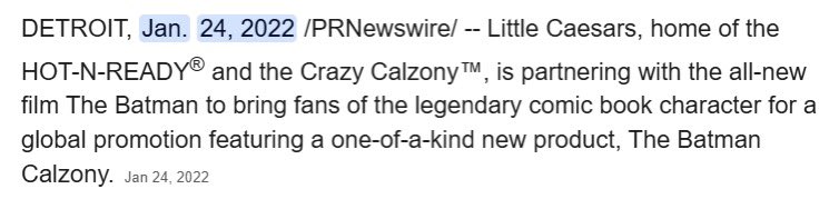 t00ned's tweet image. Found out today my friend leaked the existence of the Little Cesear's Batman Calzony 14 days early in a server of 32 people. She has zero recollection of how she got ahold of the info and has apparently never eaten at Little Cesear's in her life