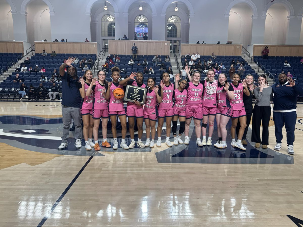 VISAA (@go_visaa) on Twitter photo Congratulations <a href="/vaagbb/">VAAGBB</a> <a href="/va_academy/">Virginia Academy</a> for three-peating as our D-II state girls ๐champions with a 63-56 win over <a href="/Athletics_NCS/">Norfolk Christian</a>! VAA also won our D-III state championship in 2022 and our limited-participation D-III state invitational tournament in 2021 (hence the FIVES!)! Congratulations <a href="/vaagbb/">VAAGBB</a> <a href="/va_academy/">Virginia Academy</a> for three-peating as our D-II state girls ๐champions with a 63-56 win over <a href="/Athletics_NCS/">Norfolk Christian</a>! VAA also won our D-III state championship in 2022 and our limited-participation D-III state invitational tournament in 2021 (hence the FIVES!)!