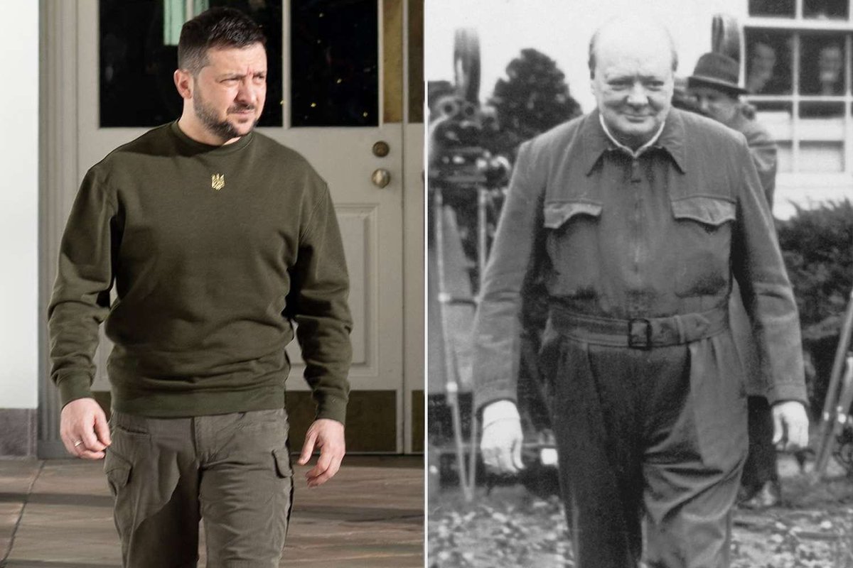 “I will wear a suit after this war finishes.”