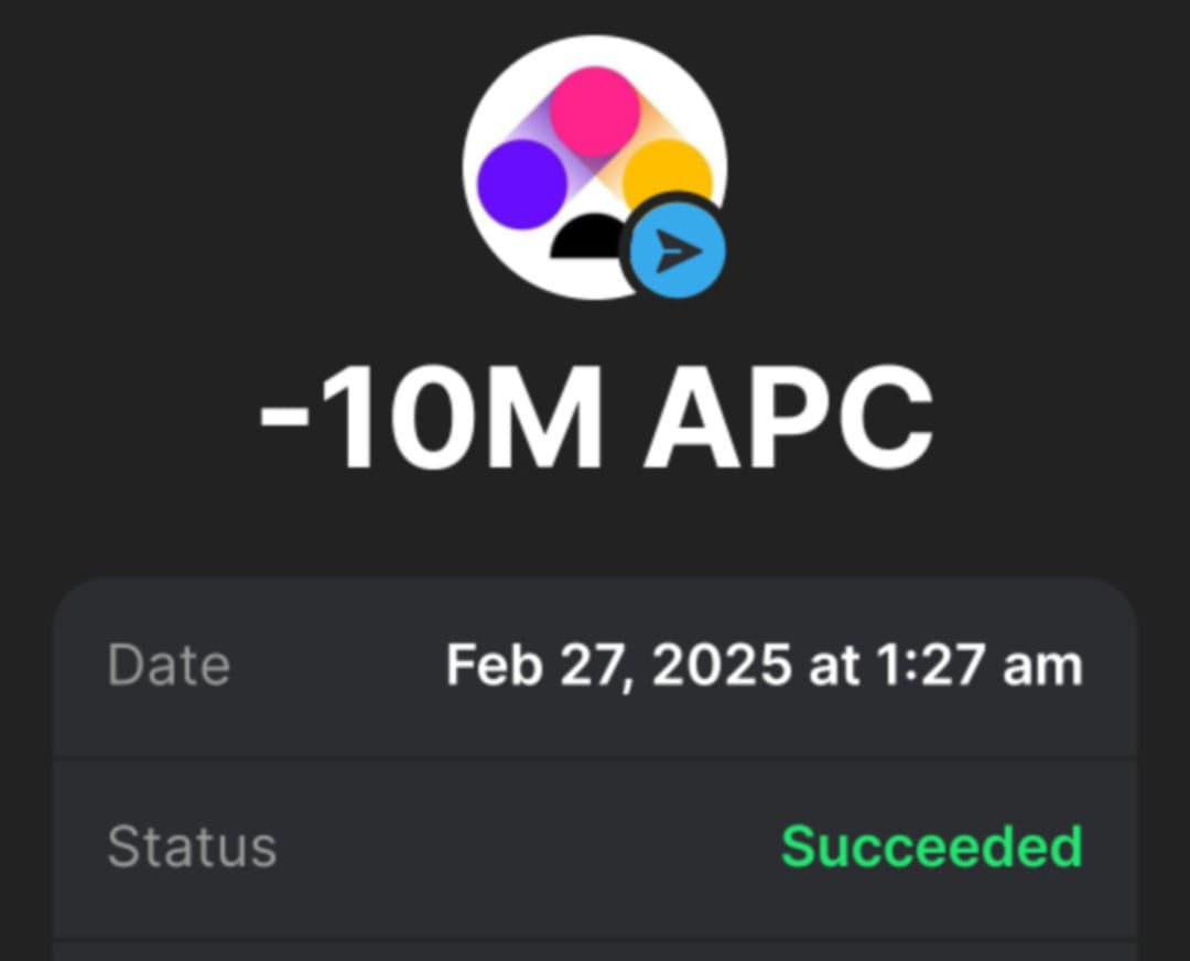 copynikolajsen's tweet image. 🚀$APC 2nd Presale is live!🚀
100% bonus✅

You can buy $APC via website.
arenaplaycoins.com

Presale price: 0.0002$ 
Listing price: 0.02$

💵TGE- March.28.2025

🔥Dont miss this big ivent!

💧Like and share tag 3 friends
Drop sol addy 1,000 $APC to 100, random.