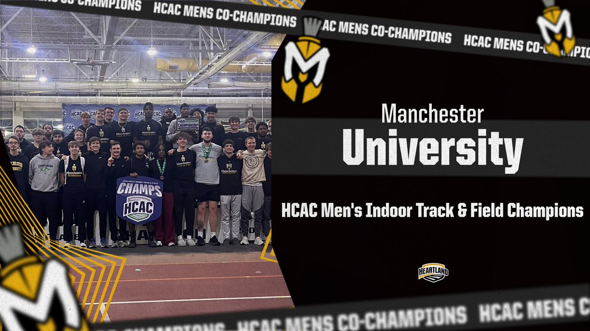 ITF: Your 2025 HCAC Men's Indoor Track &amp; Field Co-Champions! 

#MUSpartans | #SpartanPride
