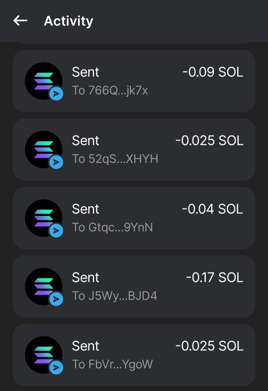Drop your $SOL address.    
NO QUESTIONS
Closing in 8 hours.     
*need to FOLLOW US first