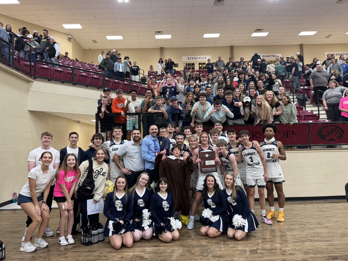 Summit Christian Basketball (OK) (@sceaglehoops) on Twitter photo 🚨🚨🚨🚨🚨🚨
CLASS A STATE TICKET PUNCHED
🚨🚨🚨🚨🚨🚨
#12 SC 59, #8 Red Oak 43
The Summit Eagles (26-1) are going DANCING for the first time in school history‼️‼️‼️
<a href="/OkieBall_1/">OkieBall</a> <a href="/BarryLewisTW/">Barry Lewis</a> <a href="/okprepsextra/">OK Preps Extra</a> <a href="/PrepHoopsOK/">Prep Hoops Oklahoma</a> <a href="/okhsscores/">Oklahoma HS Extreme</a> <a href="/IWasAtTheGame/">I Was At The Game</a> 🚨🚨🚨🚨🚨🚨
CLASS A STATE TICKET PUNCHED
🚨🚨🚨🚨🚨🚨
#12 SC 59, #8 Red Oak 43
The Summit Eagles (26-1) are going DANCING for the first time in school history‼️‼️‼️
<a href="/OkieBall_1/">OkieBall</a> <a href="/BarryLewisTW/">Barry Lewis</a> <a href="/okprepsextra/">OK Preps Extra</a> <a href="/PrepHoopsOK/">Prep Hoops Oklahoma</a> <a href="/okhsscores/">Oklahoma HS Extreme</a> <a href="/IWasAtTheGame/">I Was At The Game</a>