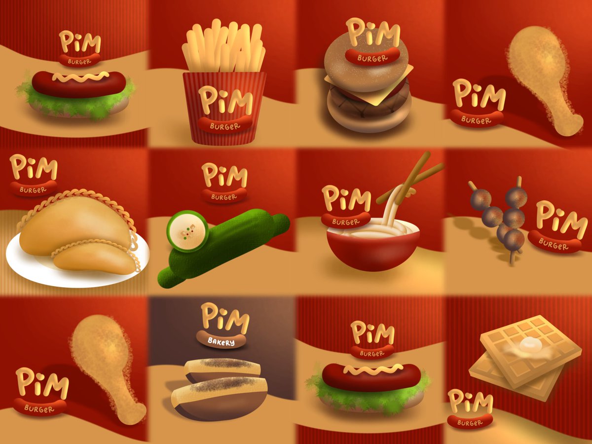 Foodies 🧺🎀🧆🍜🌭🍗🍟🥟🍟

#zonakaryaid #artidn
#ArtistOnTwitter #ArtistOnX