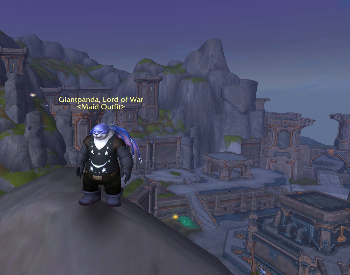 Azeroth needs a hero, we need a savior, we need someone to pull us up out of the ground and put the sword back in our hands! but.... we got a giant panda... Not the hero we need, but its better than nothing.