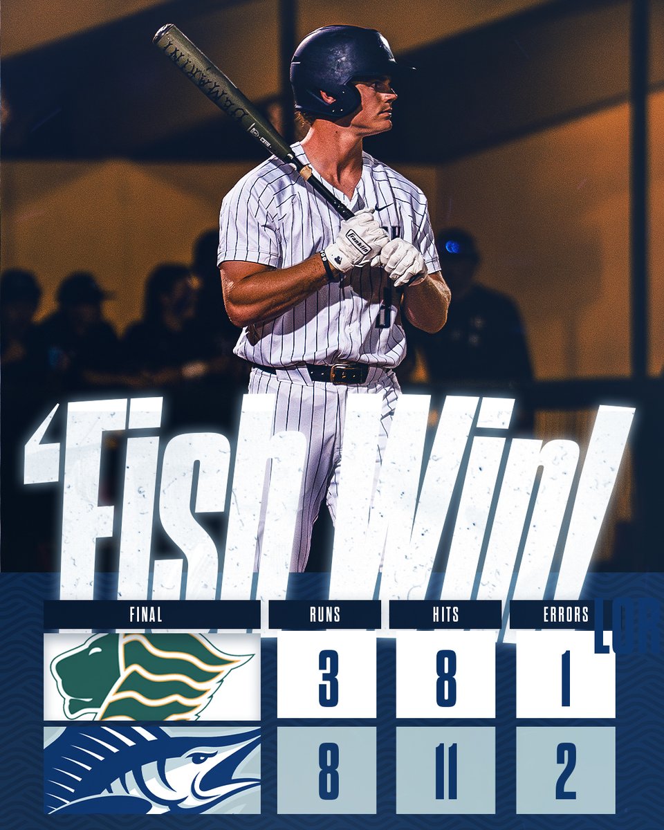 Get out the brooms! That's a Sailfish SWEEEEEP!🧹🧹🧹

#FEARtheFISH🐟⚾️