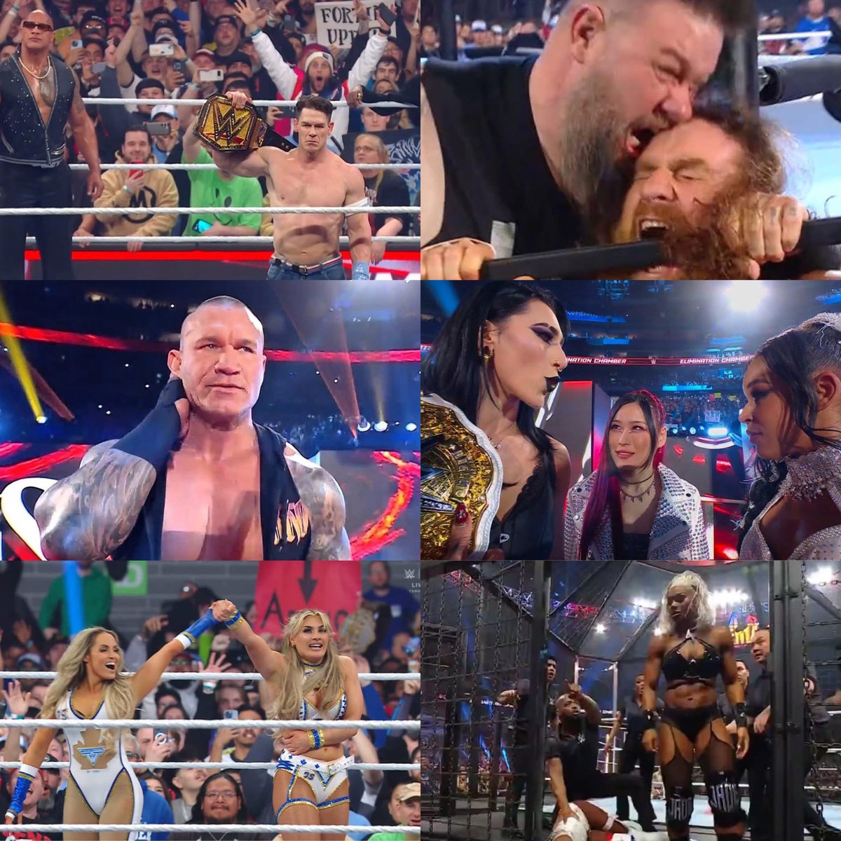 Podcast_SMS's tweet photo. What are your thoughts on WWE Elimination Chamber 2025? #johncena #wwe https://t.co/7FTChe73ev