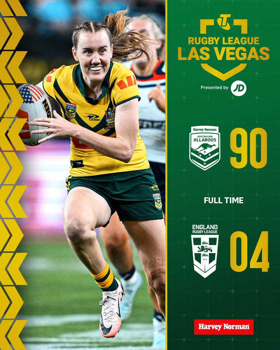 FULL TIME 🇦🇺 

#NRLVegas