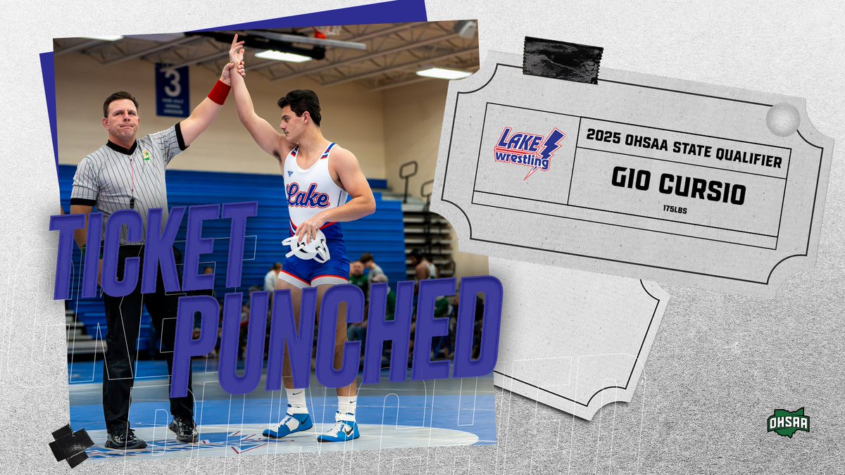 Our grapplers sent a program record of 11 wrestlers to districts this weekend. Three battled their way to the podium and two punched their ticket to 2025 <a href="/OHSAASports/">OHSAA Sports</a> State Wrestling Championships!