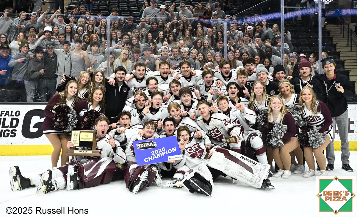 GFChockey's tweet image. 2025 STATE CHAMPIONS!