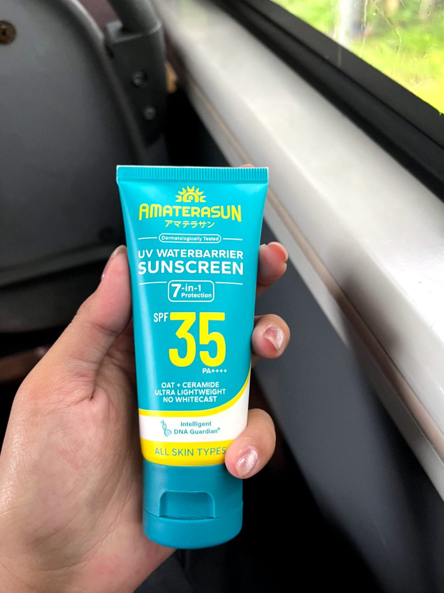 bear_do2's tweet photo. Girls don't gate keep, investasi terbesar yang ga akan pernah gue sesalin! Manfaatnya jangka panjang tsayyy, apakagi after pake ss Amaterasun yang ini. Amaterasun UV Waterbarrier Sunscreen Ringan yang Pernah Ditemuin 🤩🤩

https://t.co/SrYbgr63Cc https://t.co/FsbTNAysu7