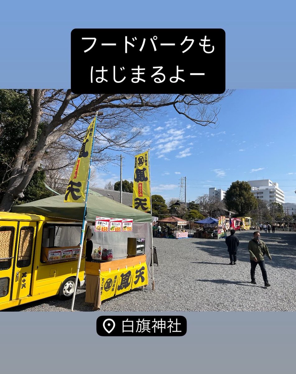 今日はこちらで💁
お待ちしております！
#shirahatajinja