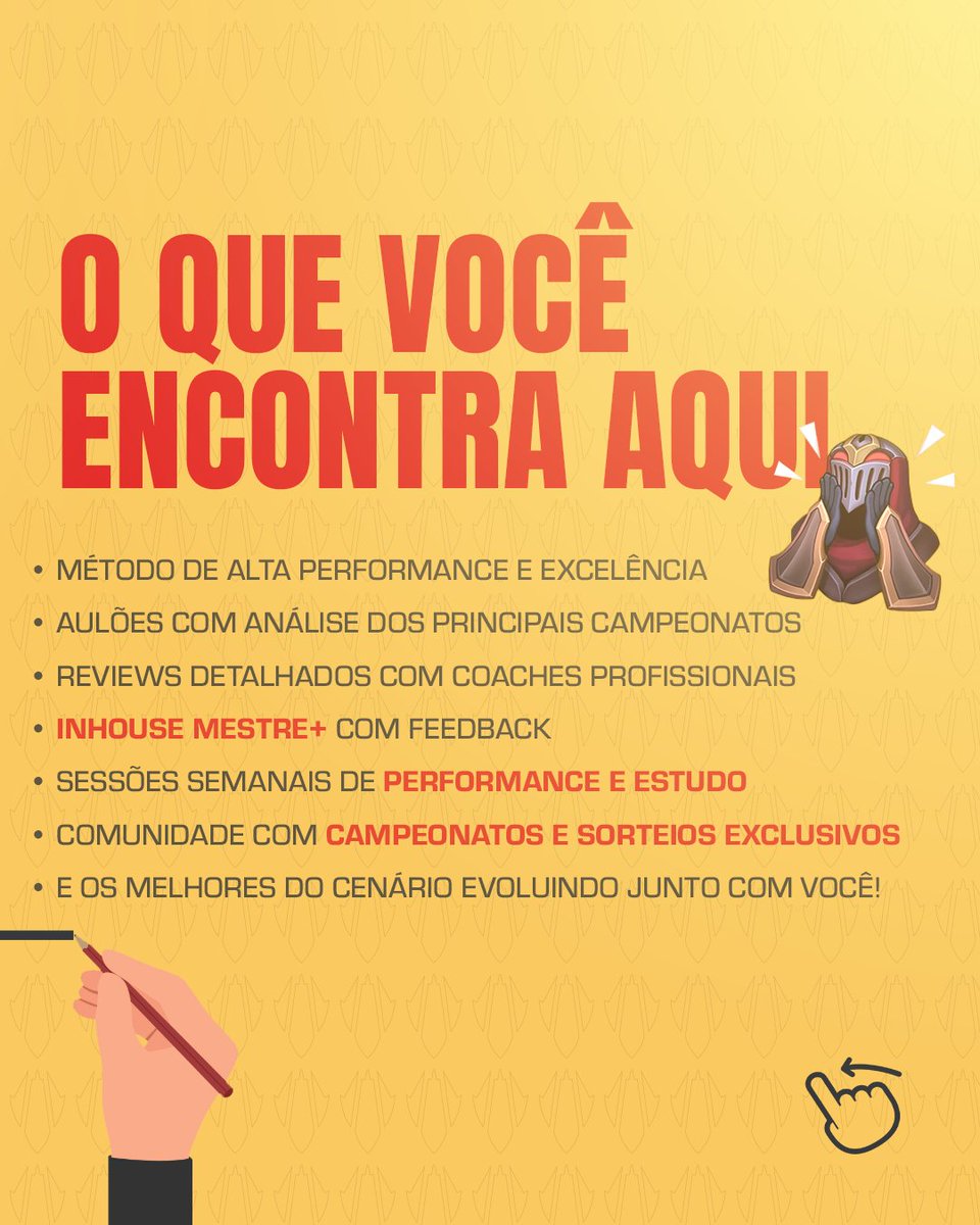 O QUE É A WE PLASH! ACADEMY? 🤔

Na, ajudamos jogadores a evoluírem e alcançarem o topo! Se você deseja se tornar profissional ou quer fugir dos trolls no seu elo, aqui é o lugar certo para você.

🎮 No nosso Discord, você encontrará:

✅ Coaching especializado com profissionais