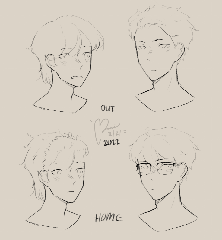 coming back from my month-long art break and redesigning my #oc !  | #STTA (Shot Through The Art)