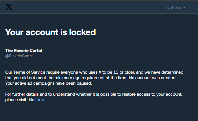 There is stupid @x, and then there is the dumbest fucking thing any organization could do on earth, and you are starting to look mighty fucking zuicy.