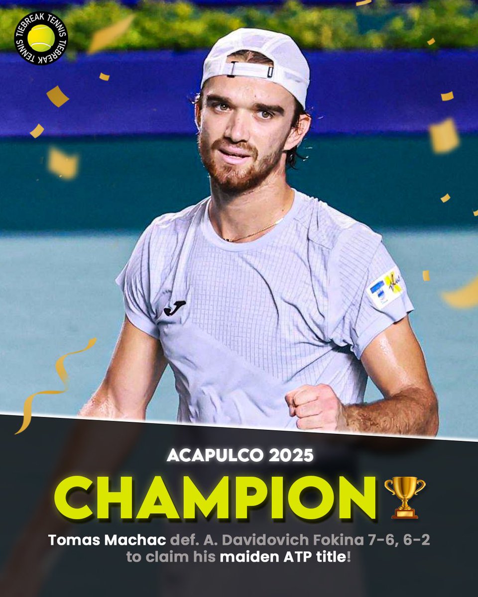 tiebreaktennis_'s tweet image. FIRST TITLE! 🏆🤩 

📸Getty
#machac #atptour #champion #tiebreaktennis #amt2025