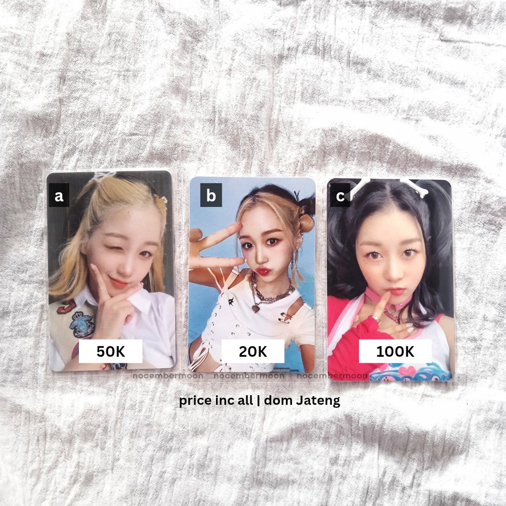 WTS want to sell INA
PC Photocard HIKARU KEP1ER

💵 tertera di gambar
✅ inc all
✅ keep with dp
🏠 jateng

Link CO:
s.shopee.co.id/2LJq1GnMig