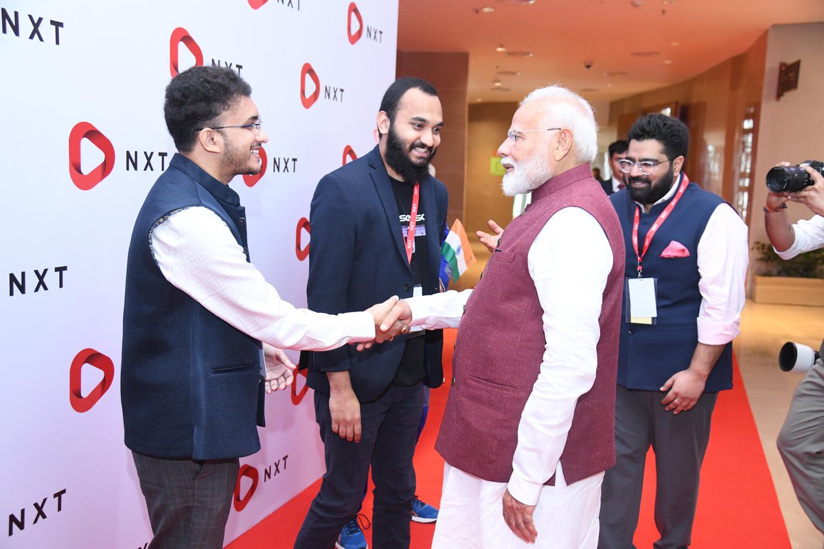 Bellatrix Aerospace (@bellatrixaero) on Twitter photo <a href="/rohanooty/">Rohan M Ganapathy</a> had the honor of meeting the Hon’ble PM of 🇮🇳 <a href="/narendramodi/">Narendra Modi</a> ji & discuss Bellatrix’s contributions to green propulsion 🚀. Thanks to NXT Conclave & <a href="/Kartiksharmamp/">Kartik Sharma</a> for making this happen!
<a href="/NewsX/">NewsX World</a> <a href="/itvnetworkin/">ITV NETWORK</a> <a href="/rohanooty/">Rohan M Ganapathy</a> had the honor of meeting the Hon’ble PM of 🇮🇳 <a href="/narendramodi/">Narendra Modi</a> ji & discuss Bellatrix’s contributions to green propulsion 🚀. Thanks to NXT Conclave & <a href="/Kartiksharmamp/">Kartik Sharma</a> for making this happen!
<a href="/NewsX/">NewsX World</a> <a href="/itvnetworkin/">ITV NETWORK</a>