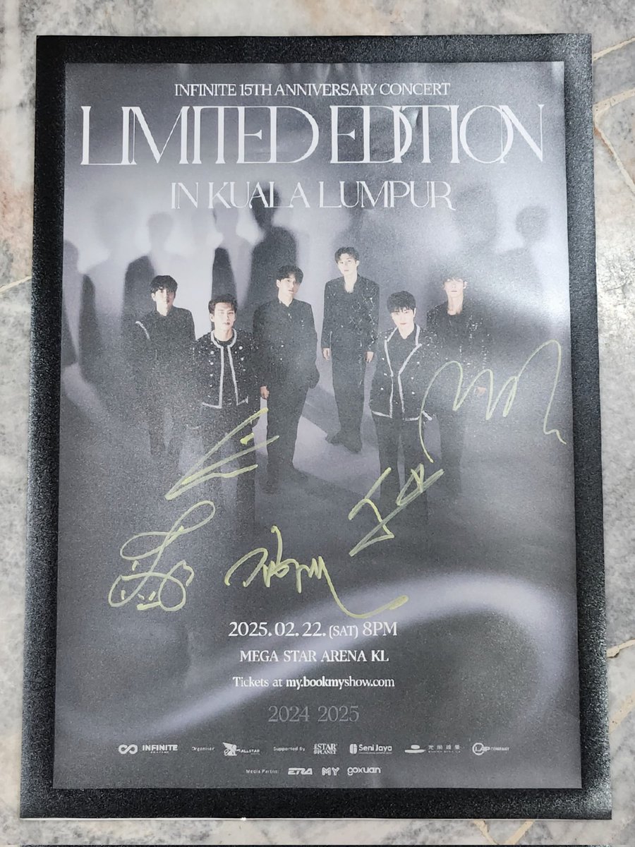 Finally frame it 

#infiniteinmy