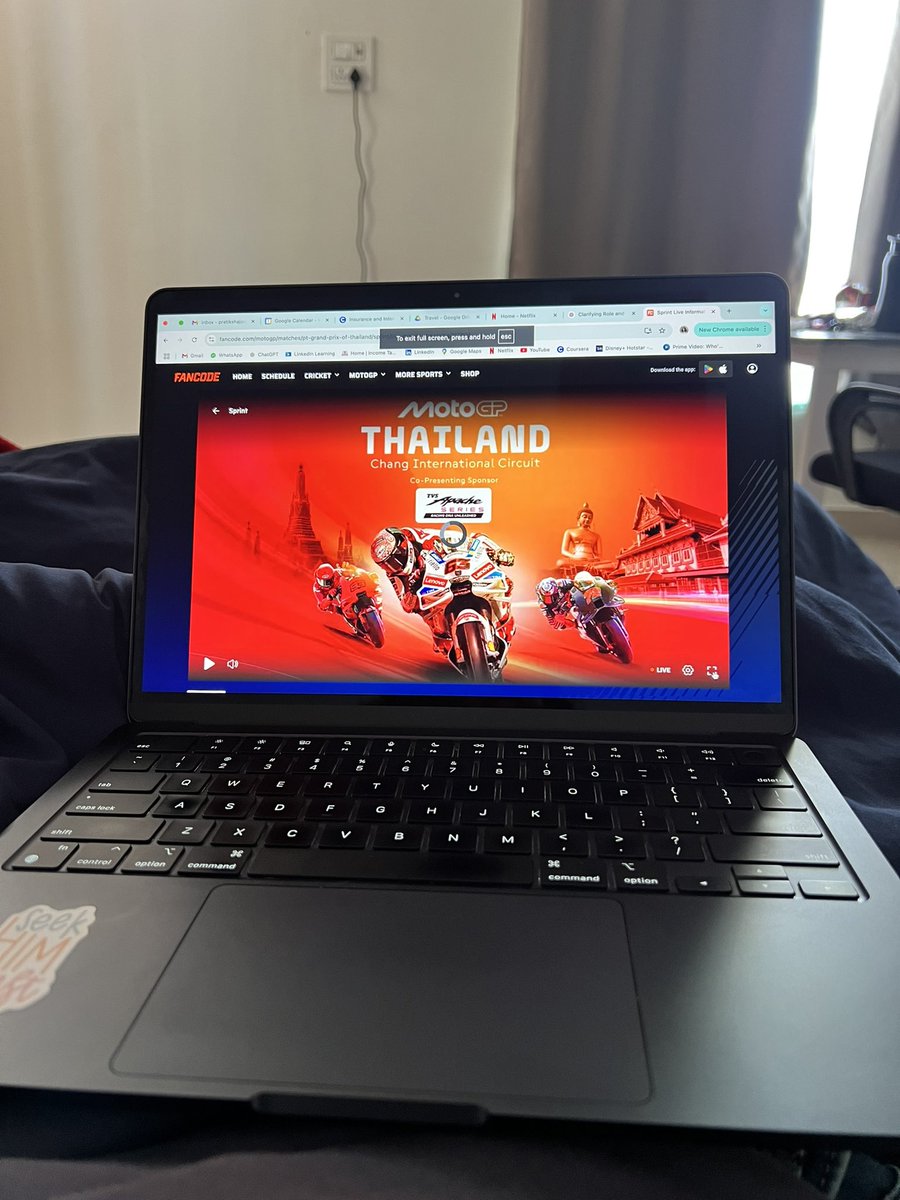 iam_zak's tweet photo. @FanCode I paid for MotoGP pass and I couldn’t even watch it in web yesterday sprint race. 

@MotoGP 

Today’s Moto3 doesn’t have audio in it in the app. https://t.co/uNHTg7v94W