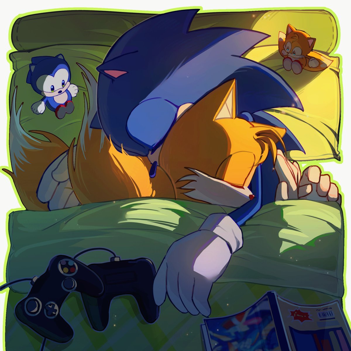 Until the sun rise💙💛
#sontails #SonicTheHedeghog #TailsTheFox