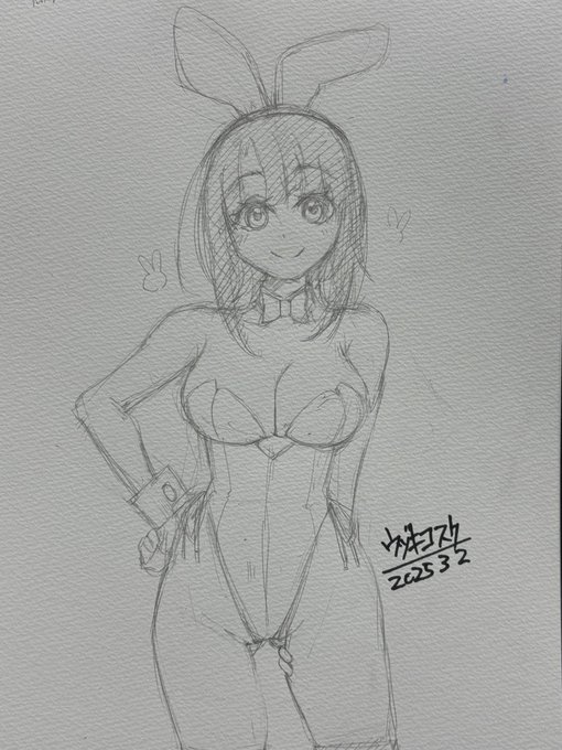 バニー高雄が描けました 