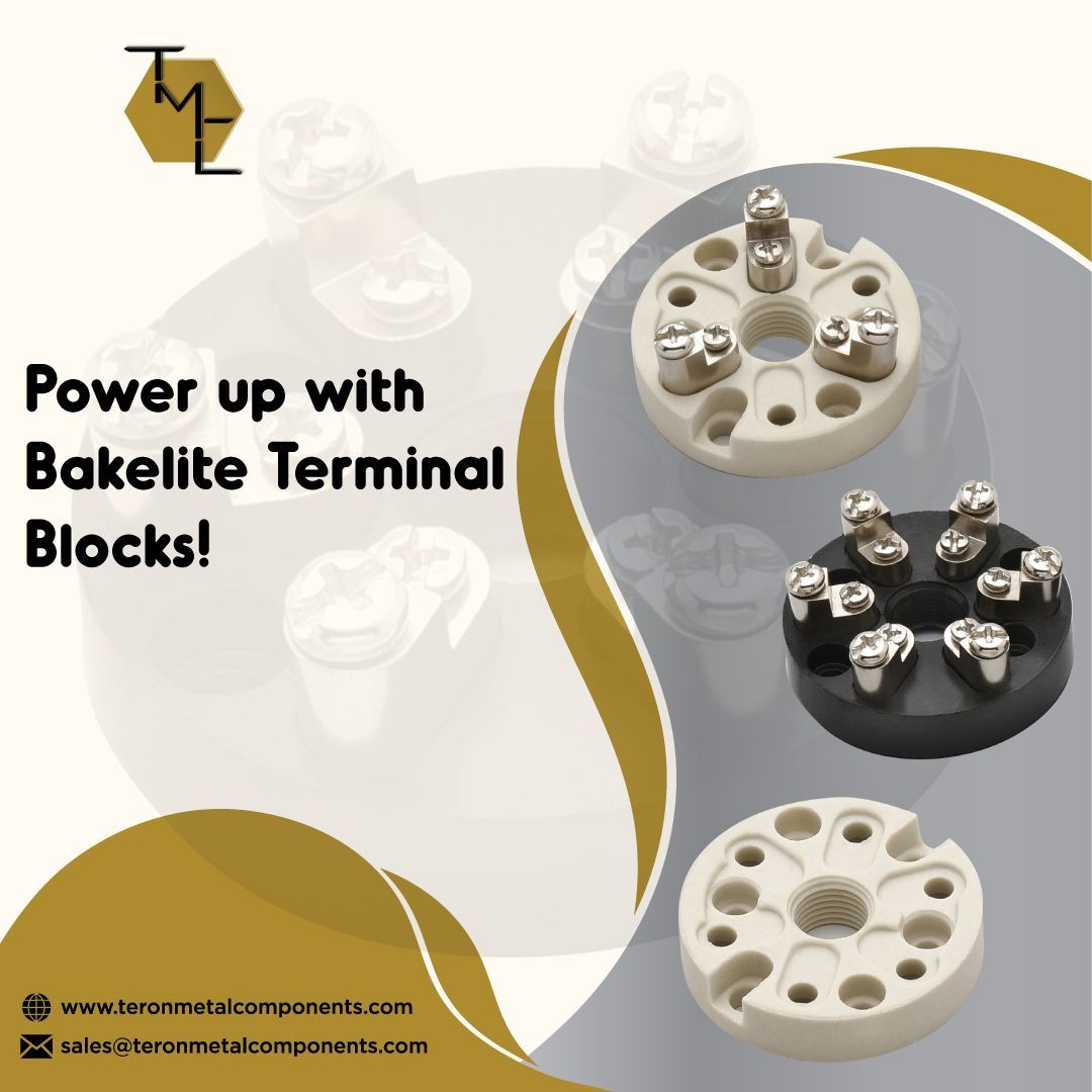 TeronMetal's tweet image. Upgrade to secure,durable, and efficient Bakelite Terminal Blocks built for reliable performance and demanding applications.Click the link below to learn more.⚡🔗Explore Now: buff.ly/42SAVhw 💡✨
buff.ly/3vjlX1Y
#BakeliteTerminalBlocks #ElectricalConnections