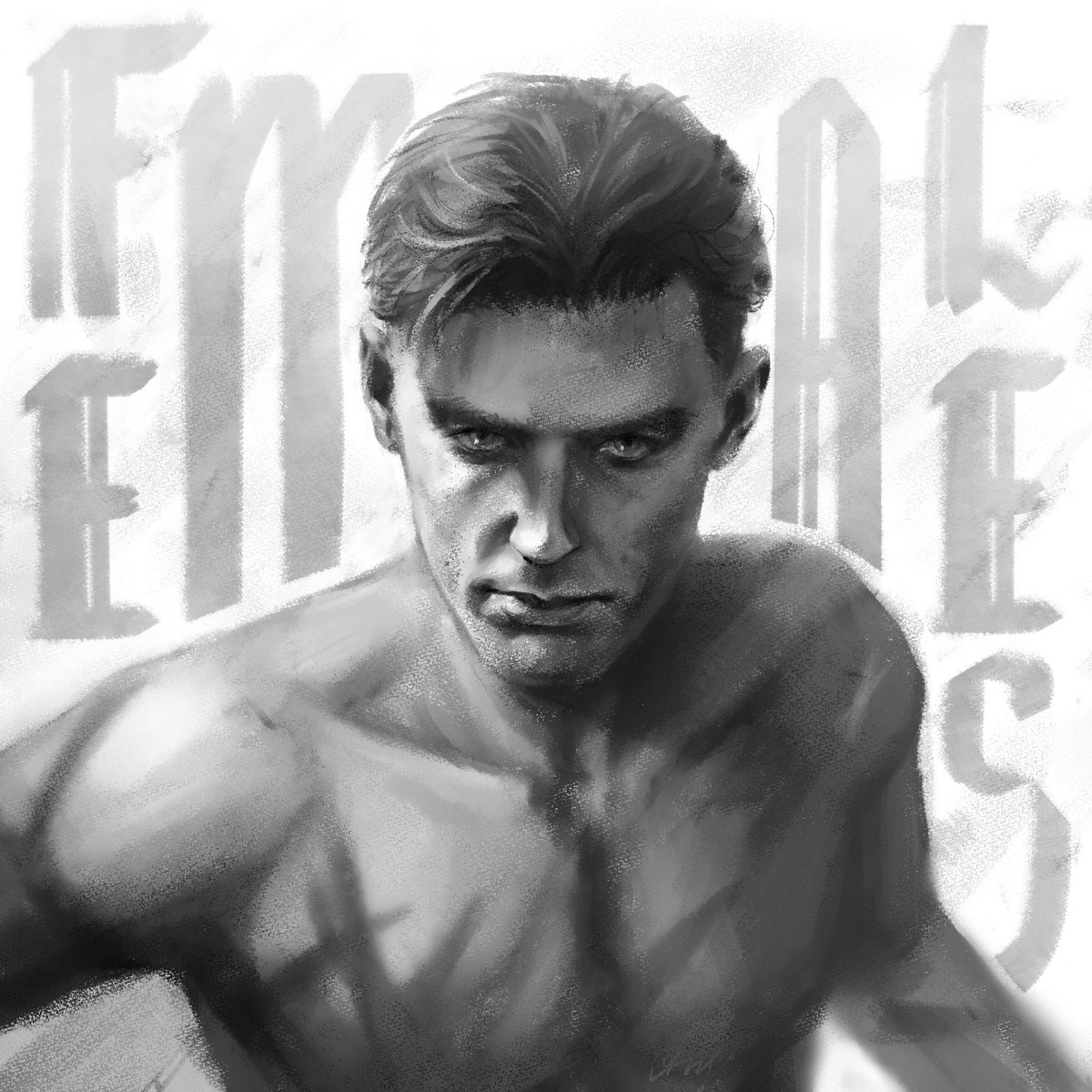 Anastati0n's tweet image. Dude has more complex facial features than Mona Lisa tf
 I did my drawing, 12 years of it, in Troskovitz
#kcd2 #hanscapon