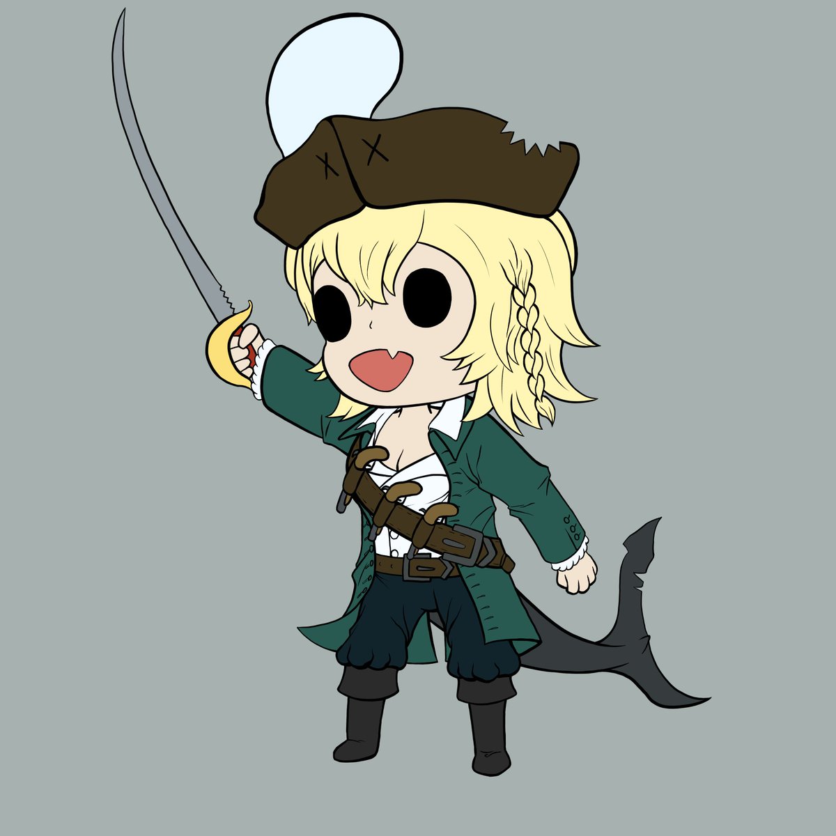 NightbringerVT's tweet photo. WIP from Art stream tonight! -- Hand started to hurt so we will catch up on it another night~

Line art done and Ill work on tweaking base colors for shading next stream https://t.co/IDlepDSixr