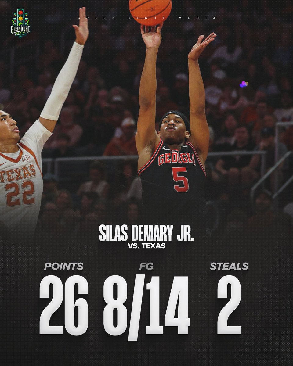greenlightbball's tweet photo. Silas Demary Jr. (@silas_demaryjr) had that look in his eye all night en route to his career-high in a MUST WIN at Austin. 🎯💯 

With the Bulldogs win, one more could secure their first tourney bid since 2015. Demary Jr. is in the midst of a stellar sophomore season. 🐶 https://t.co/4vR2aAavfc