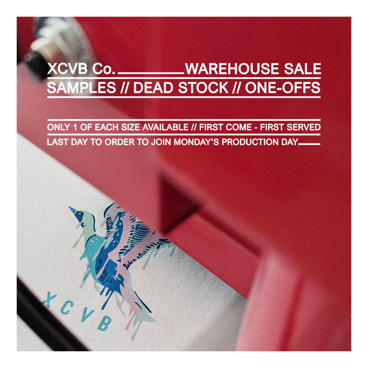 Working through the weekend orders ready for packing tomorrow. Sizes selling out fast - hit up the warehouse page and check out what's left in your size!
xcvb.co.uk