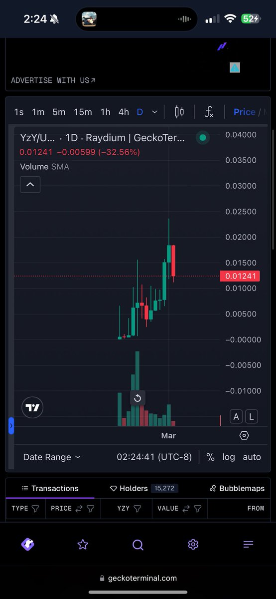 Been doing a lot of meme coin dart throws. Expect them to go to 0. But the Latest is on $yzy if Kanye is releasing a coin, looking at $yzy

If this can hit 1 billion market cap, could be a 100x currently around 12 million
