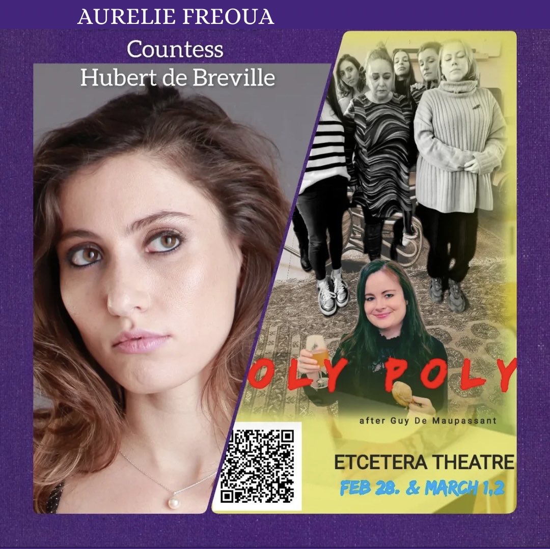 Back on stage as the Countess in Roly Poly ⁦⁦⁦<a href="/EtceteraTheatre/">Etcetera Theatre</a>⁩ 🎭 Come and see us perform! Today 5pm. I’ve also painted a backdrop as part of the play’s set design 🎨

etceteratheatrecamden.com/events/roly-po…

Roly Poly / Boule de Suif
Maupasssant
Adapted &amp; Directed by Victor Sobchak