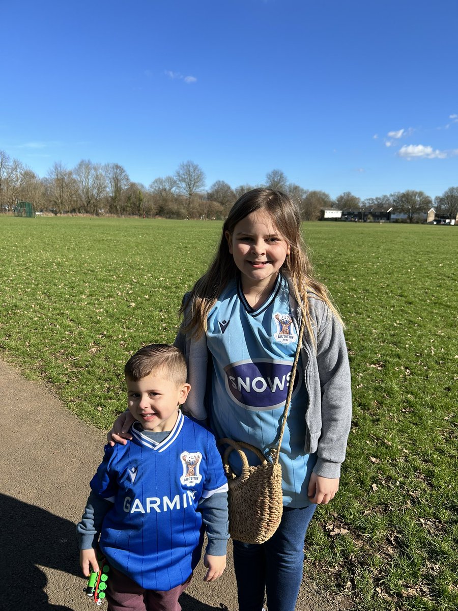JWhufc's tweet image. No West Ham this weekend so we was at our local non league club @AFCTotton for their massive game against @MerthyrTownFC. Lovely weather and a cracking atmosphere. Just a shame we couldn’t celebrate a victory. Up the stags 🦌