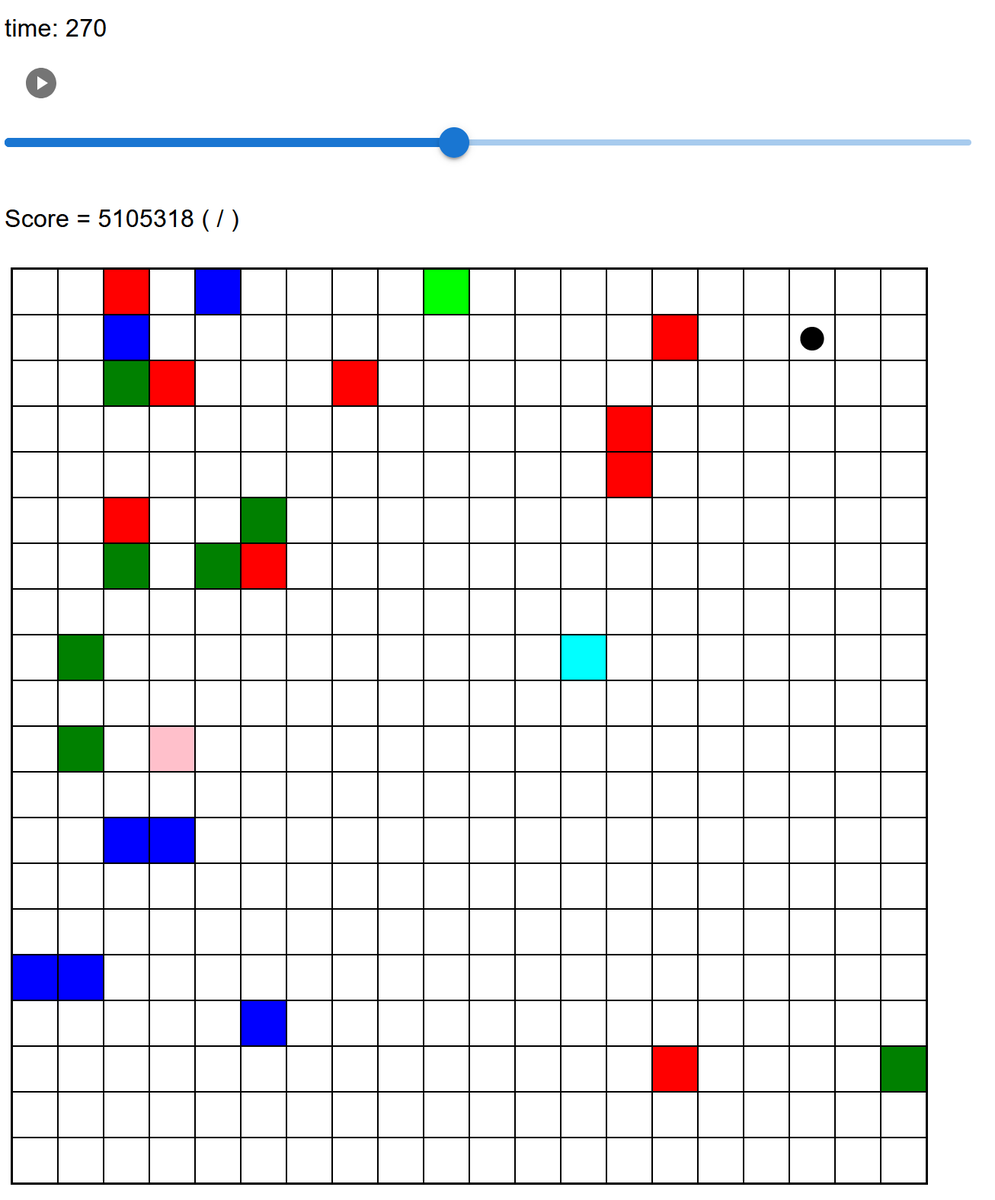 cleantted_s's tweet image. 「VRC競プロ部」で60位でしたーー
ビジュアライザとB(とA)やりました_(:3」∠)_
今回もVRCで作戦会議してました
 #AtCoderマスターズ選手権2025