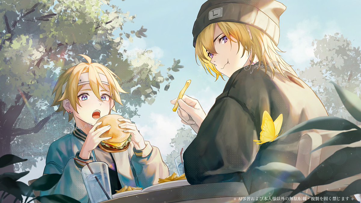 jade_0518's tweet photo. 🦋 
#drawluca 
#YuDrawWilson https://t.co/cYvYlrJQ9J