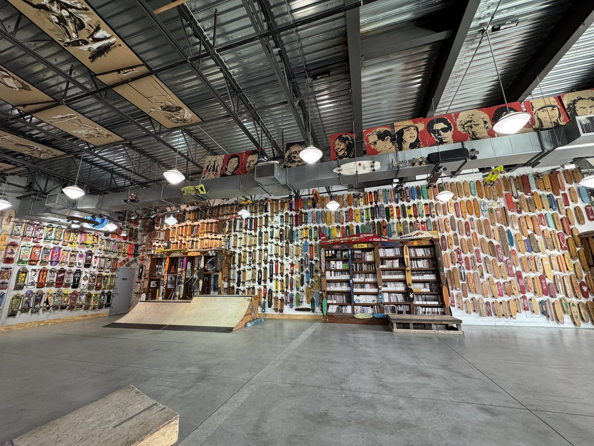 Biggest and Baddest Skateboarding Museum in existence located in #Simivalley #skateboardinghalloffame