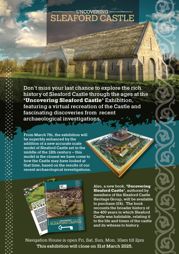 Navigation House (@navigationhouse) on Twitter photo Don't miss out! This is the LAST WEEK to come and see the 'Uncovering Sleaford Castle' exhibition here at Navigation house. Now complete with a scale 3D model and book!
#UKSPF #Sleaford #Castle #Exhibition <a href="/heartoflincs/">Heart of Lincs</a> <a href="/SleafordTown/">Sleaford TownCouncil</a> #yourlocallincs #lincsconnect <a href="/LincsConnect/">#LincsConnect</a> Don't miss out! This is the LAST WEEK to come and see the 'Uncovering Sleaford Castle' exhibition here at Navigation house. Now complete with a scale 3D model and book!
#UKSPF #Sleaford #Castle #Exhibition <a href="/heartoflincs/">Heart of Lincs</a> <a href="/SleafordTown/">Sleaford TownCouncil</a> #yourlocallincs #lincsconnect <a href="/LincsConnect/">#LincsConnect</a>