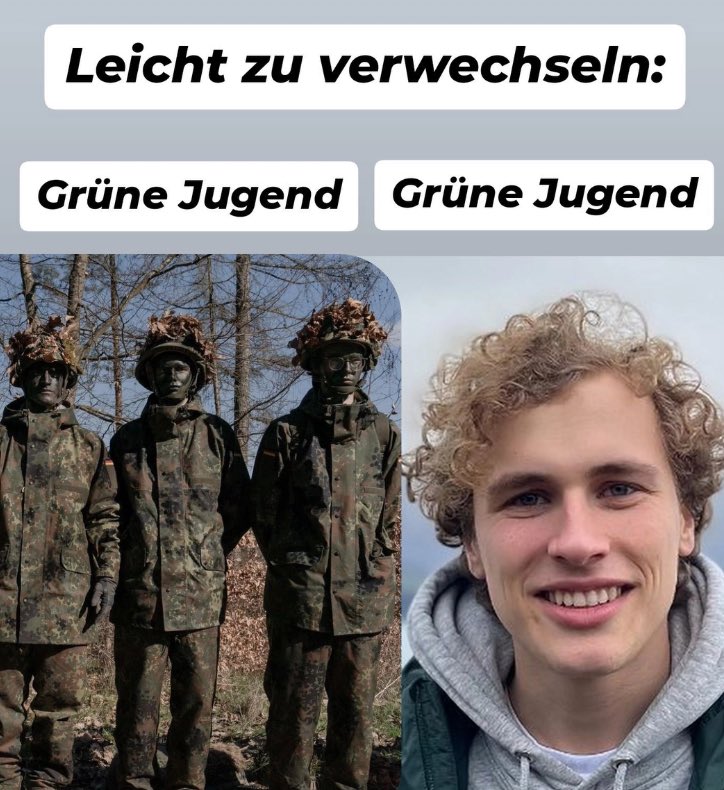 Wann gehen Bewegungen wie <a href="/FridayForFuture/">Fridays for Future Germany</a> endlich gegen Militarisierung, Kriegstüchtigkeit sowie Wehrpflicht, Aufrüstung &amp; die immer offeneren Vorbereitungen für einen Kriegseintritt der EU in der Ukraine auf die Straße?

Weil die Zukunft unserer Kinder &amp; Enkelkinder wichtig