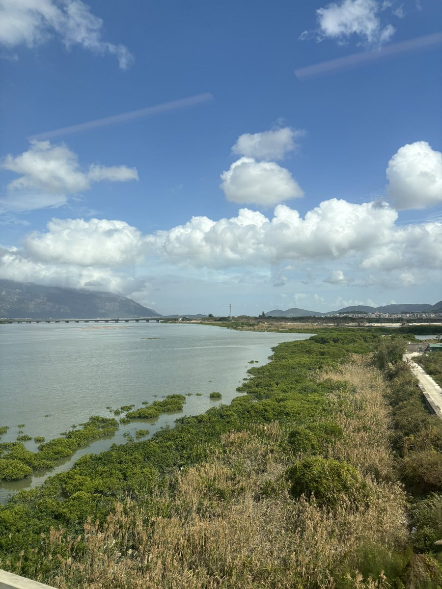 View from the train from Quanzhou to Shenzhen