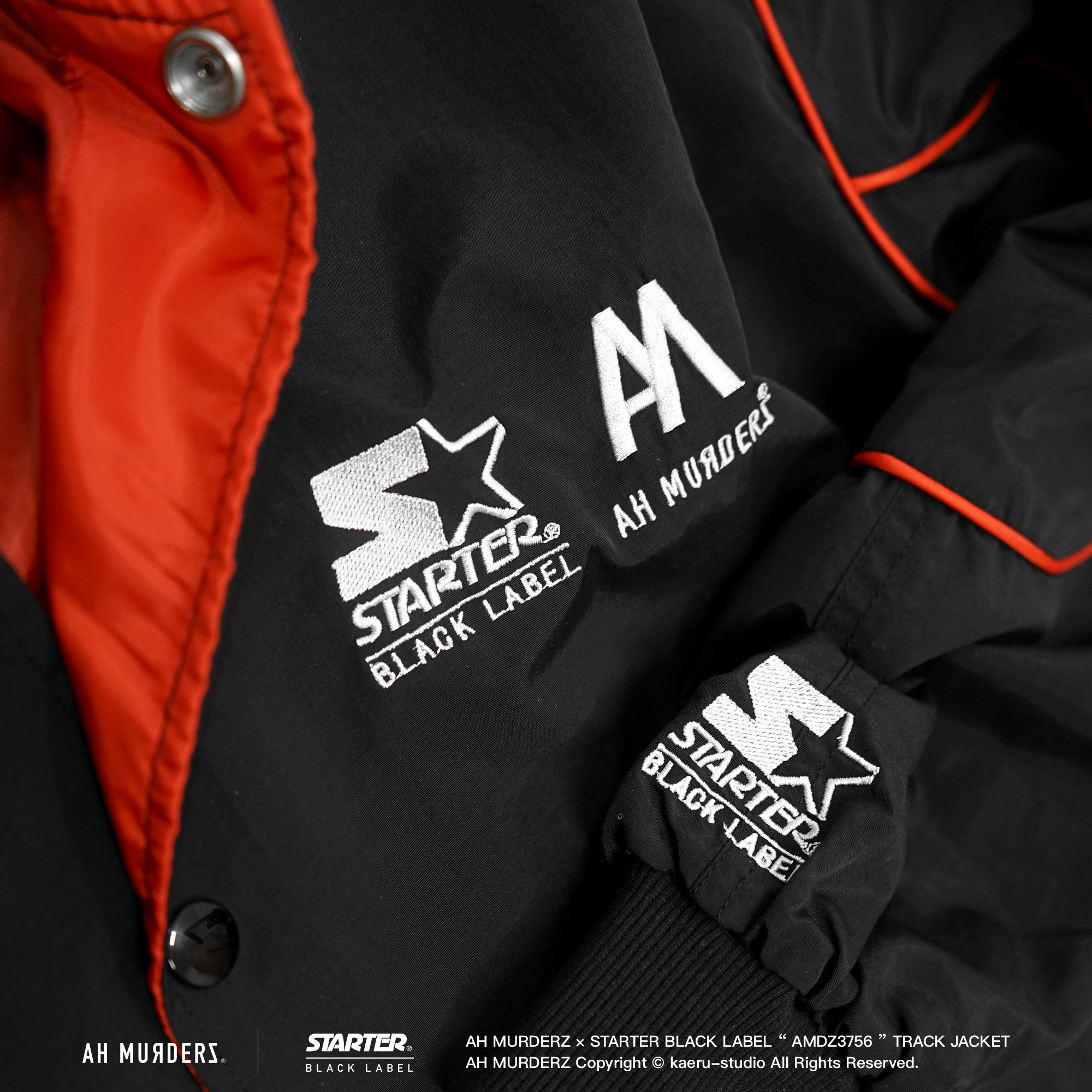 AH MURDERZ × STARTER BLACK LABEL “ AMDZ3756 ” TRACK JACKET