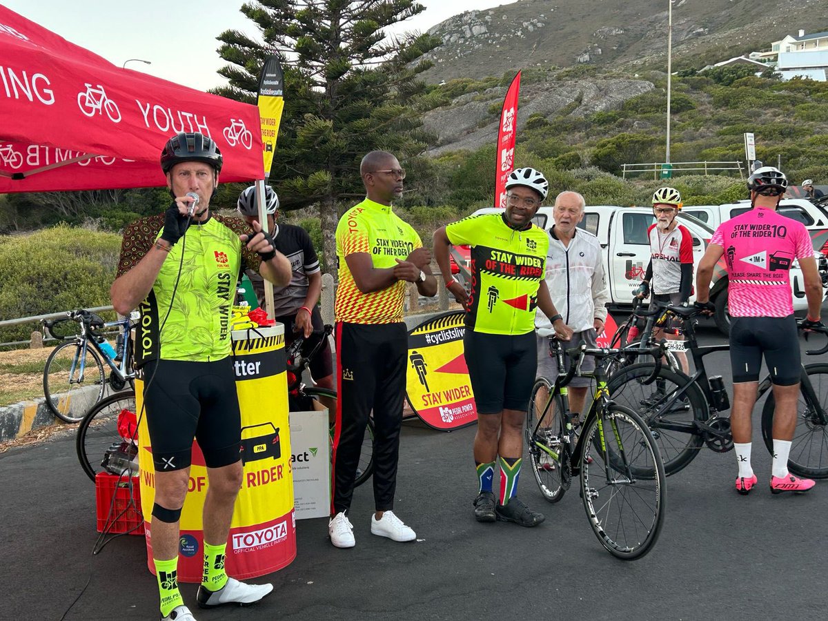 IsaacSileku's tweet photo. Our continued partnership with the Pedal Power Association is vital for cyclist safety. Through the Stay Wider of the Rider Awareness Ride, we advocate for safer roads, raise awareness, and honor cyclists lost this past year. 🚴‍♂️🚴‍♀️🙏🏼

#StayWiderOfTheRider #CycleSafe #RoadSafety https://t.co/k2TeouQYbC