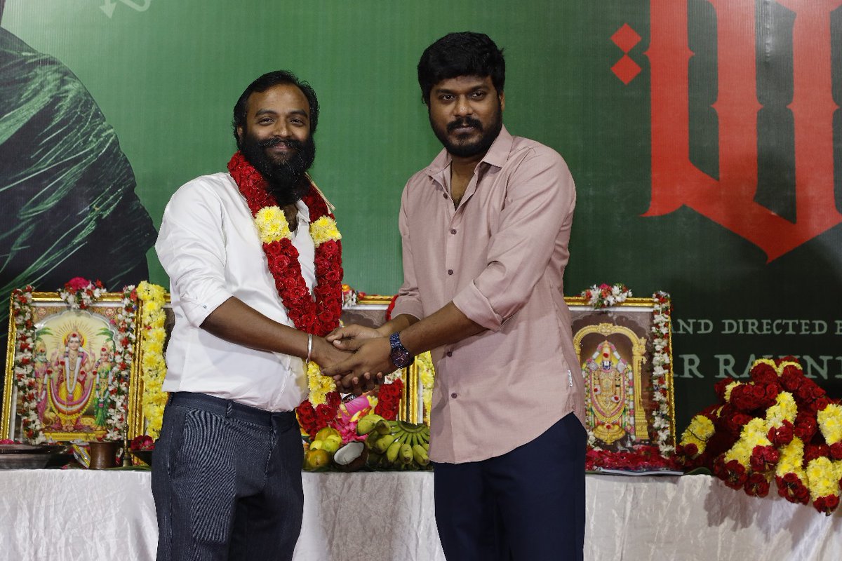 filmy_south_'s tweet photo. The journey of #Madal has begun with a successful pooja ceremony, graced by the amazing actor @Manikabali87. Get ready for a dose of chills &amp; thrills in theatres! 

#PJSPicturesProductionNo1 
"முதுபேயின் வருகை கூறல் " 

@PJSpictures_ @JasonPrashanth @raharisankar @praveenraja0505 https://t.co/QJJnwwXaC5